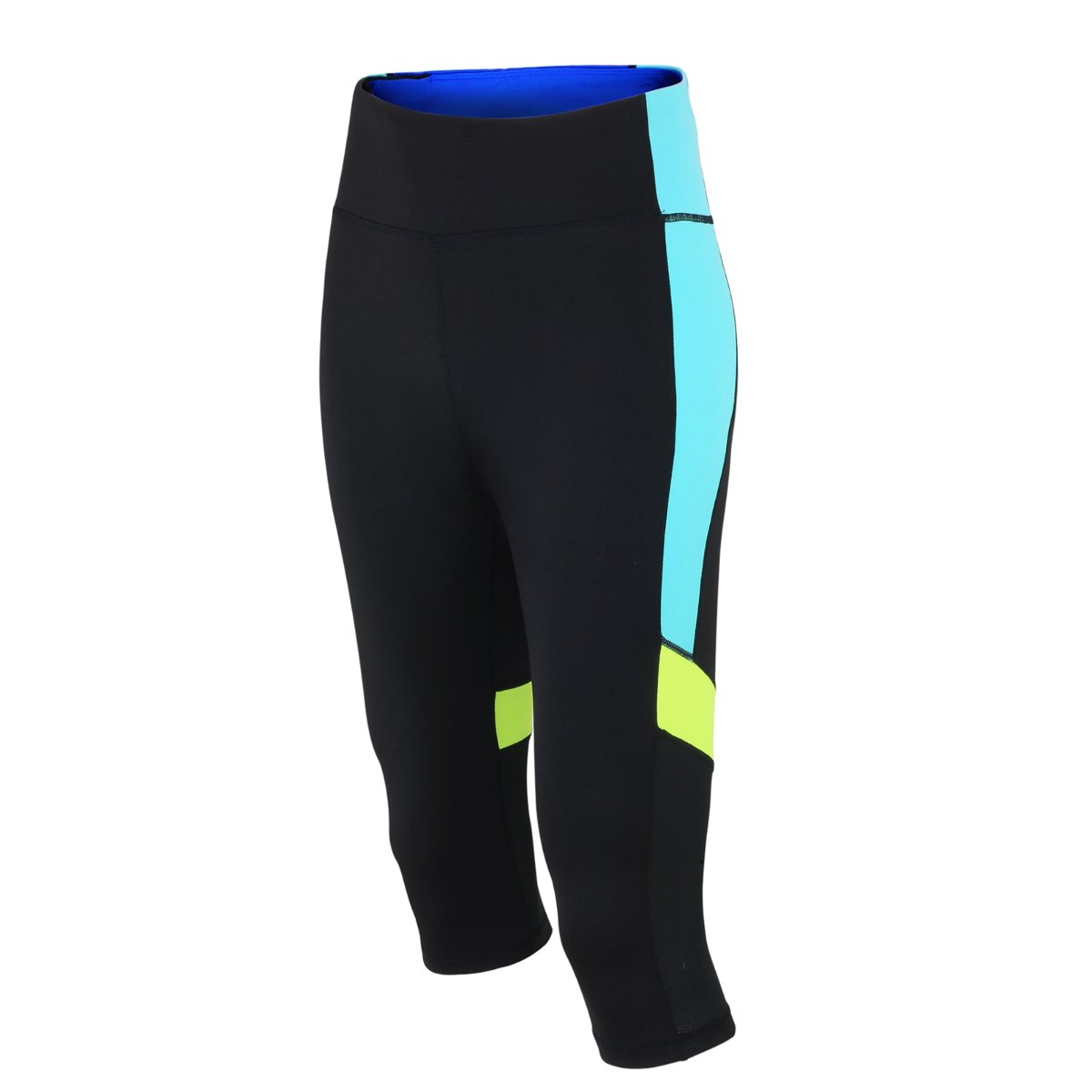 damen-laufhose-kurz-3-4-Lang-fitnesshose-xs-s-m-l-xl-xxl-schwarz-neon