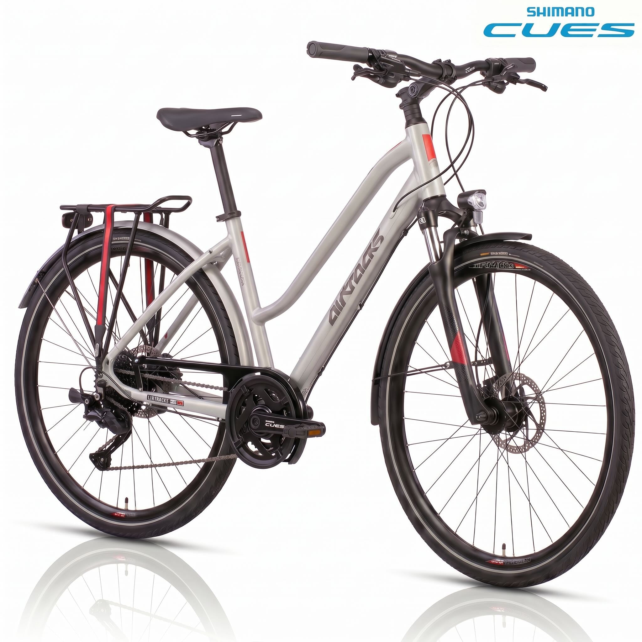 28" Women's Trekking Bicycle TR.2845L 2 x 9 SPEED SHIMANO CUES RD-U3020-9