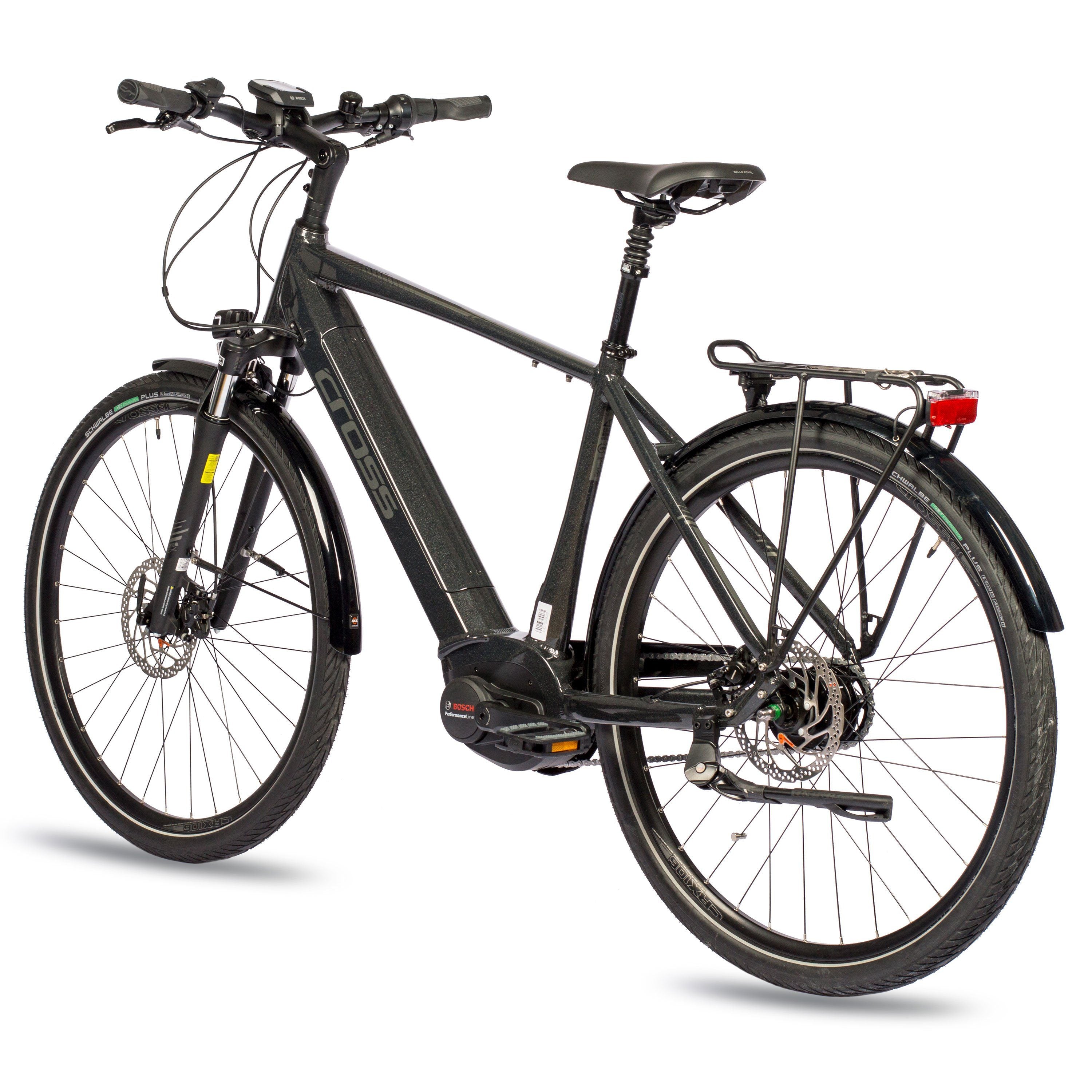 28 pouces Men E-Bike City Bicycle Nova City Bosch Performance Line 625Wh 5 Gear Shimano Nexus Inter
