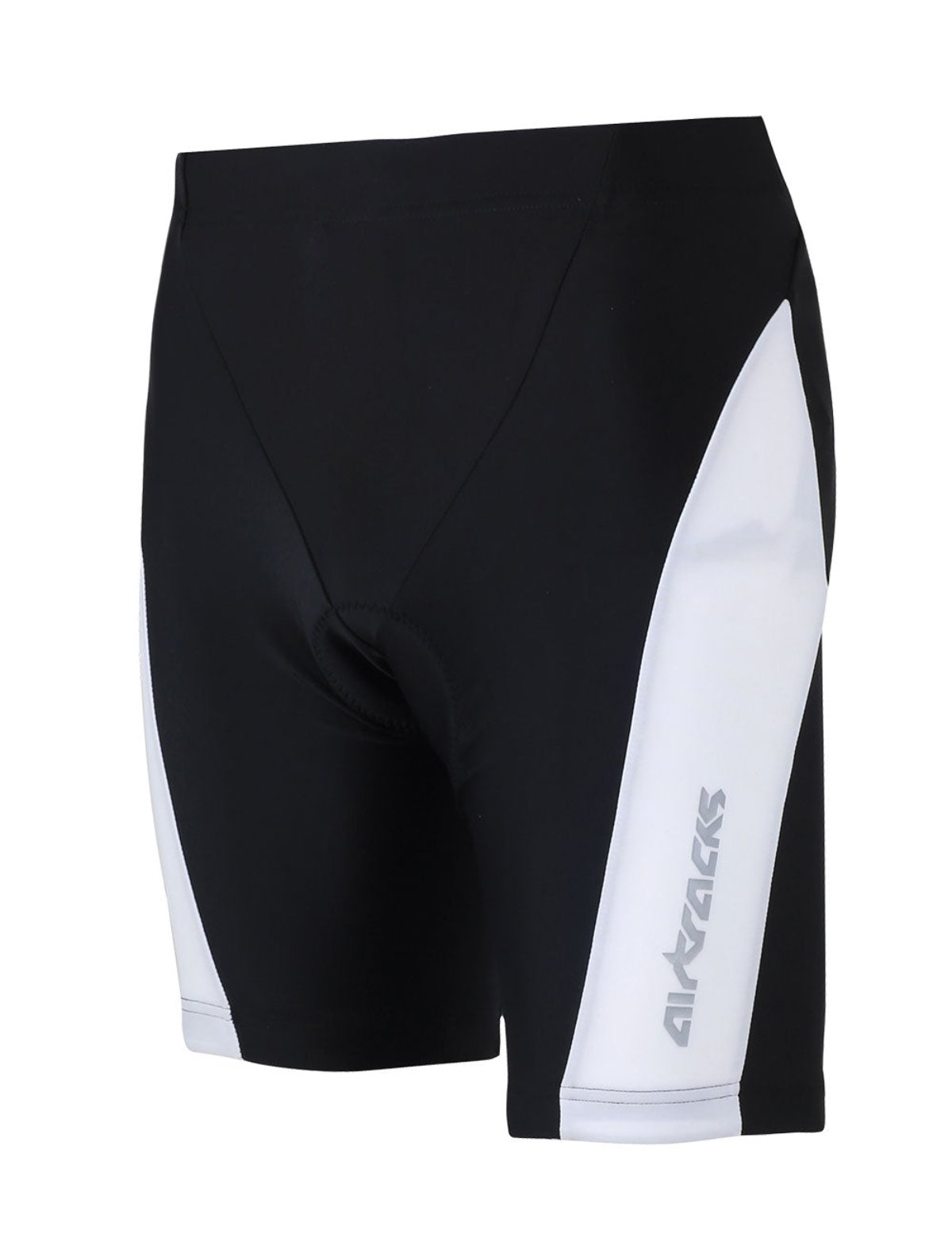 fahrradhose-radhose-radlerhose-kurz-pro-t-schwarz-weiss-xs-s-m-l-xl-xxl-xxxl-front