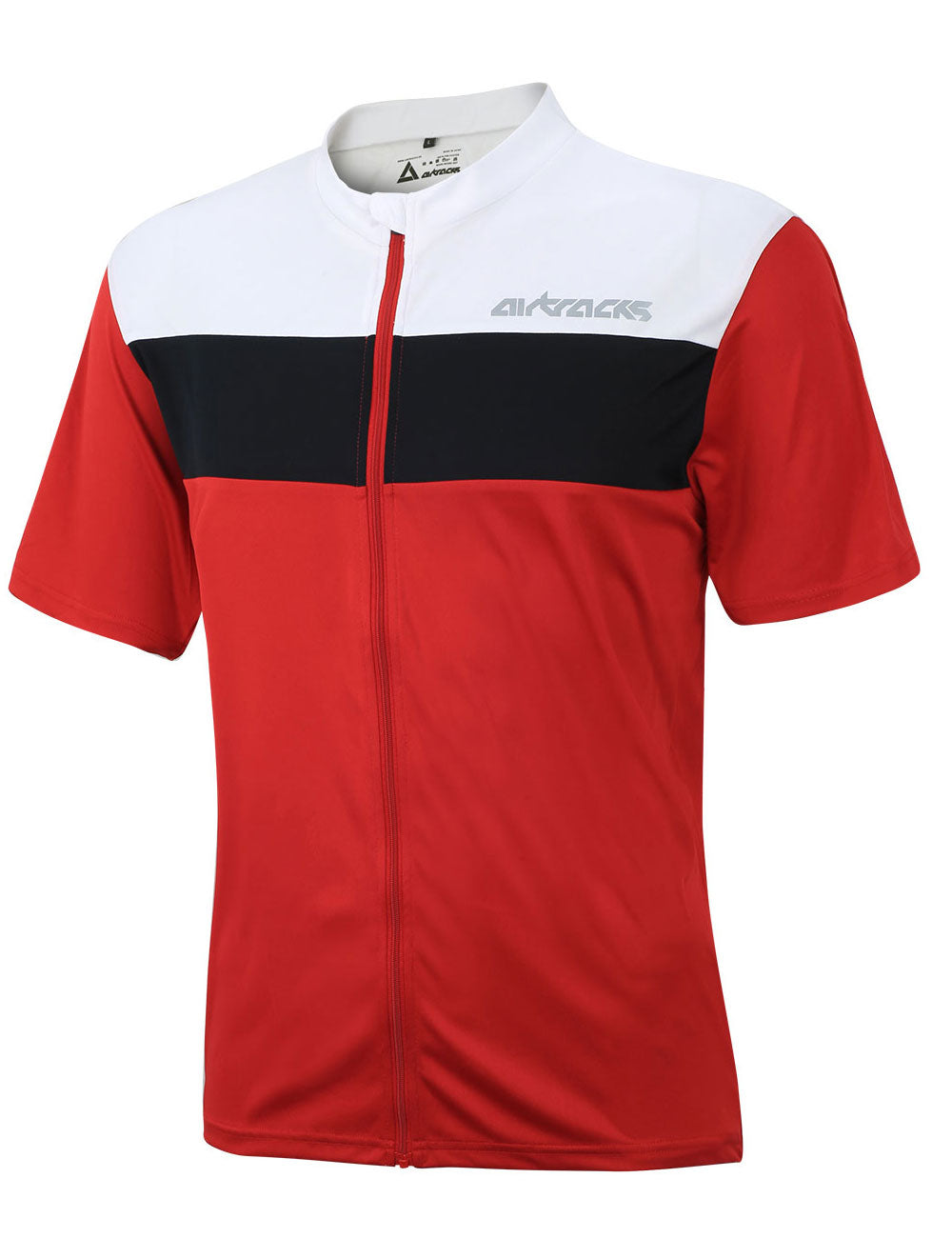 fahrradtrikot-radlertrikot-radtrikot-pro-air-kurzarm-weiss-rot-schwarz-xs-s-m-l-xl-xxl-xxxl-front