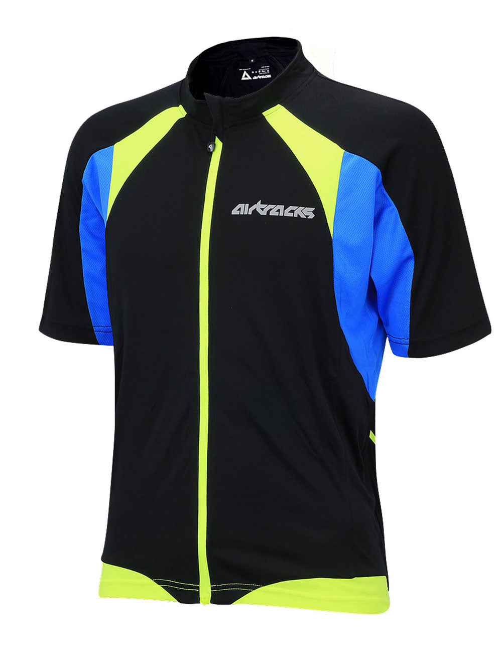 fahrradtrikot-radlertrikot-radtrikot-pro-t-kurzarm-blau-schwarz-neon-s-m-l-xl-xxl-front