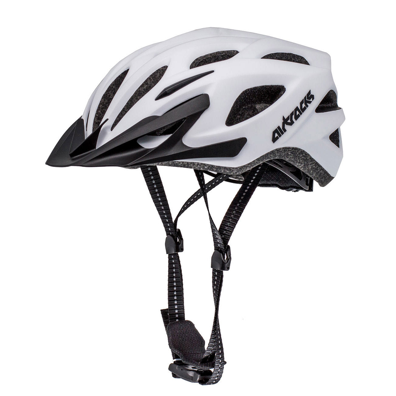 Fahrradhelm Savage KJ-201 Weiss Matt - Herren und Damen