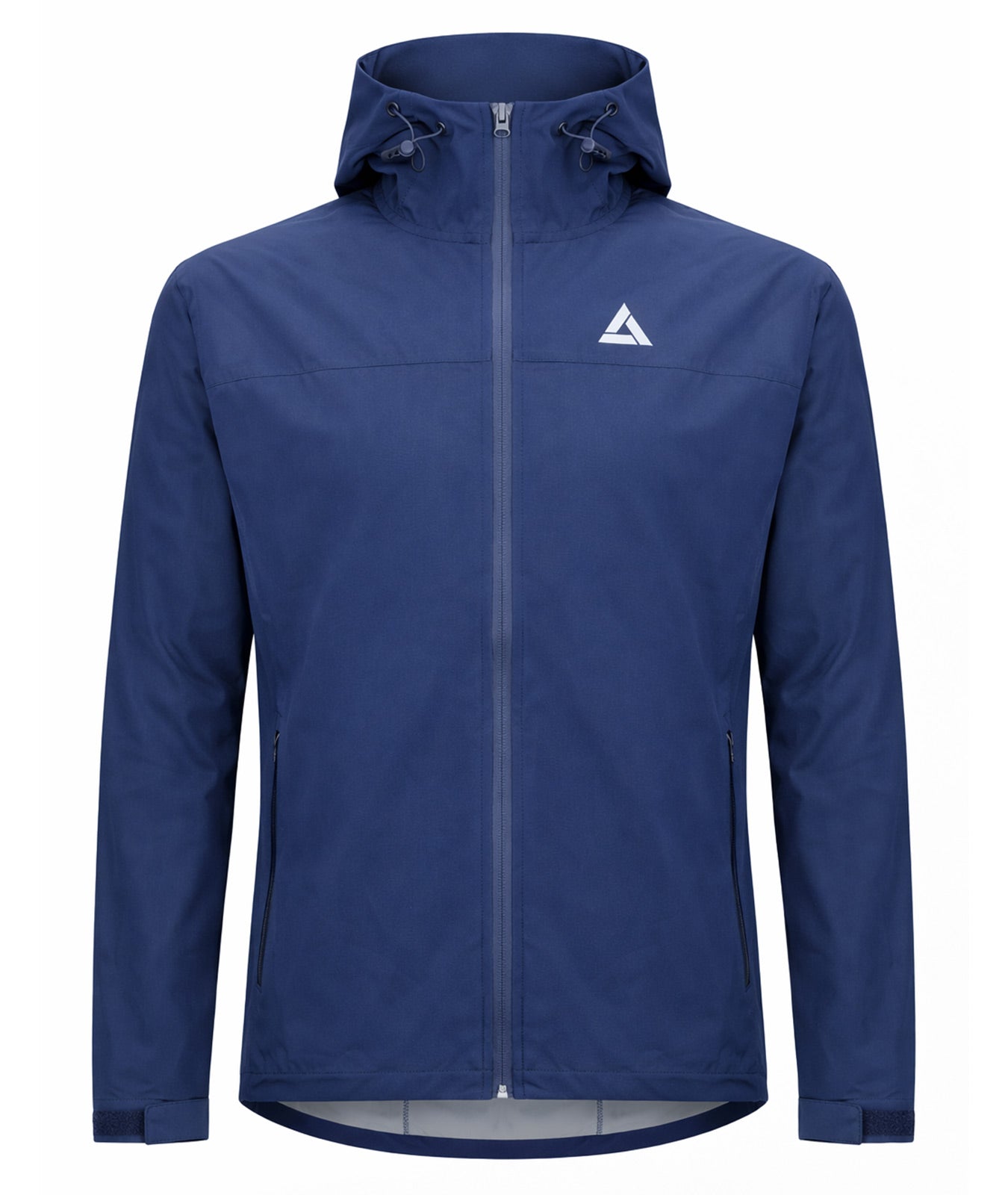 Men's rain jacket - bicycle jacket with hood per line navy blue