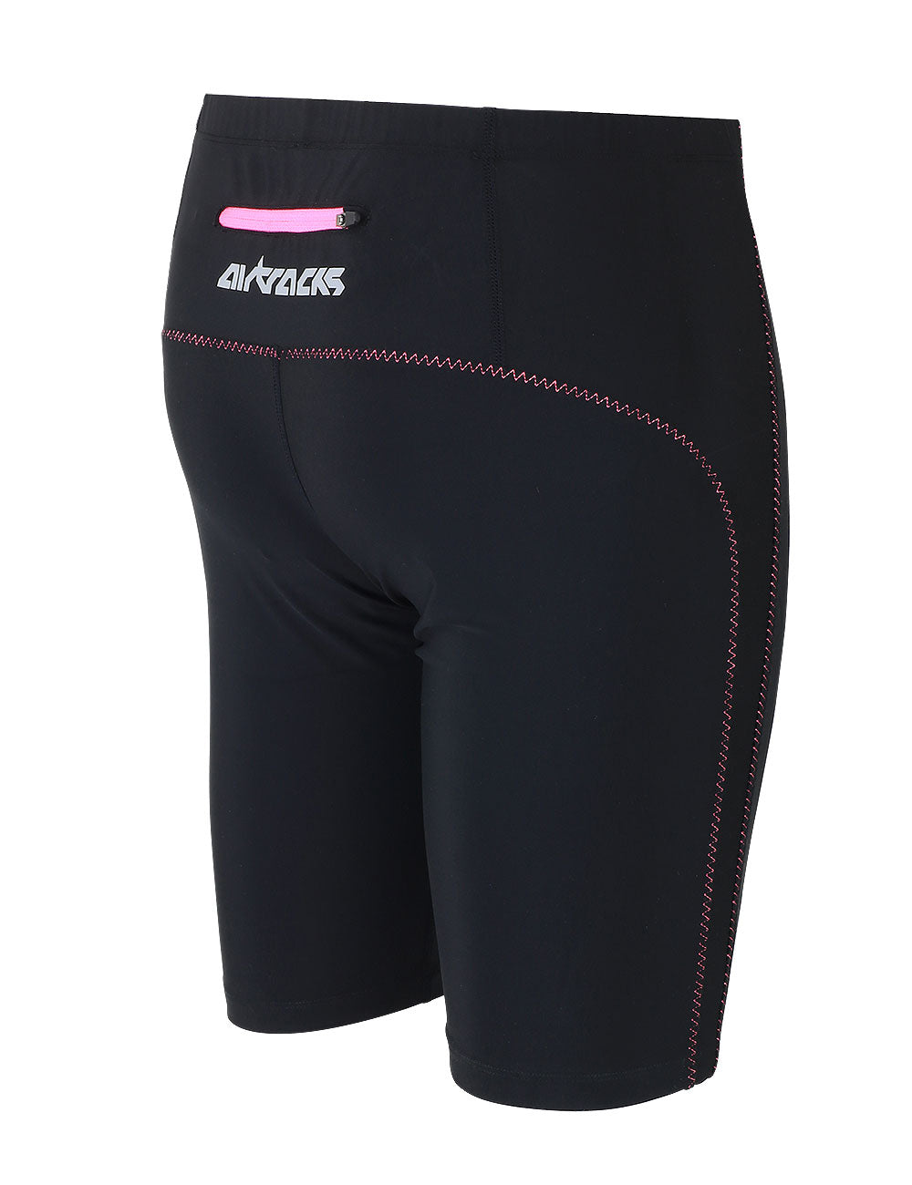 laufhose-fahrradhose-running-tight-kurz-air-schwarz-pink-herren-damen-xs-s-m-l-xl-xxl-xxxl-back