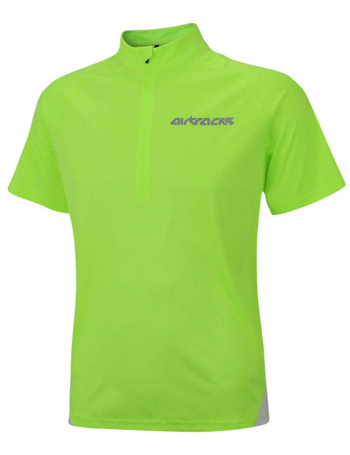 laufshirt-fahrradtrikot-running-t-shirt-kompression-air-tech-neon-grau-schwarz-herren-damen-kurzarm-langarm-xs-s-m-l-xl-xxl-xxxl-long-front