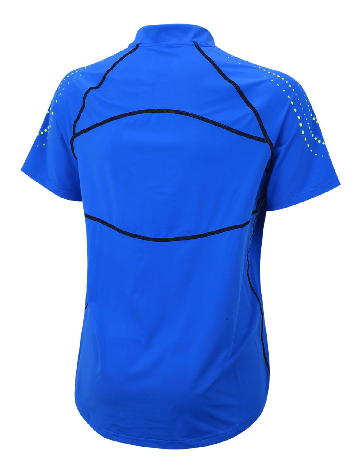 Compression running shirt short arm per team blue