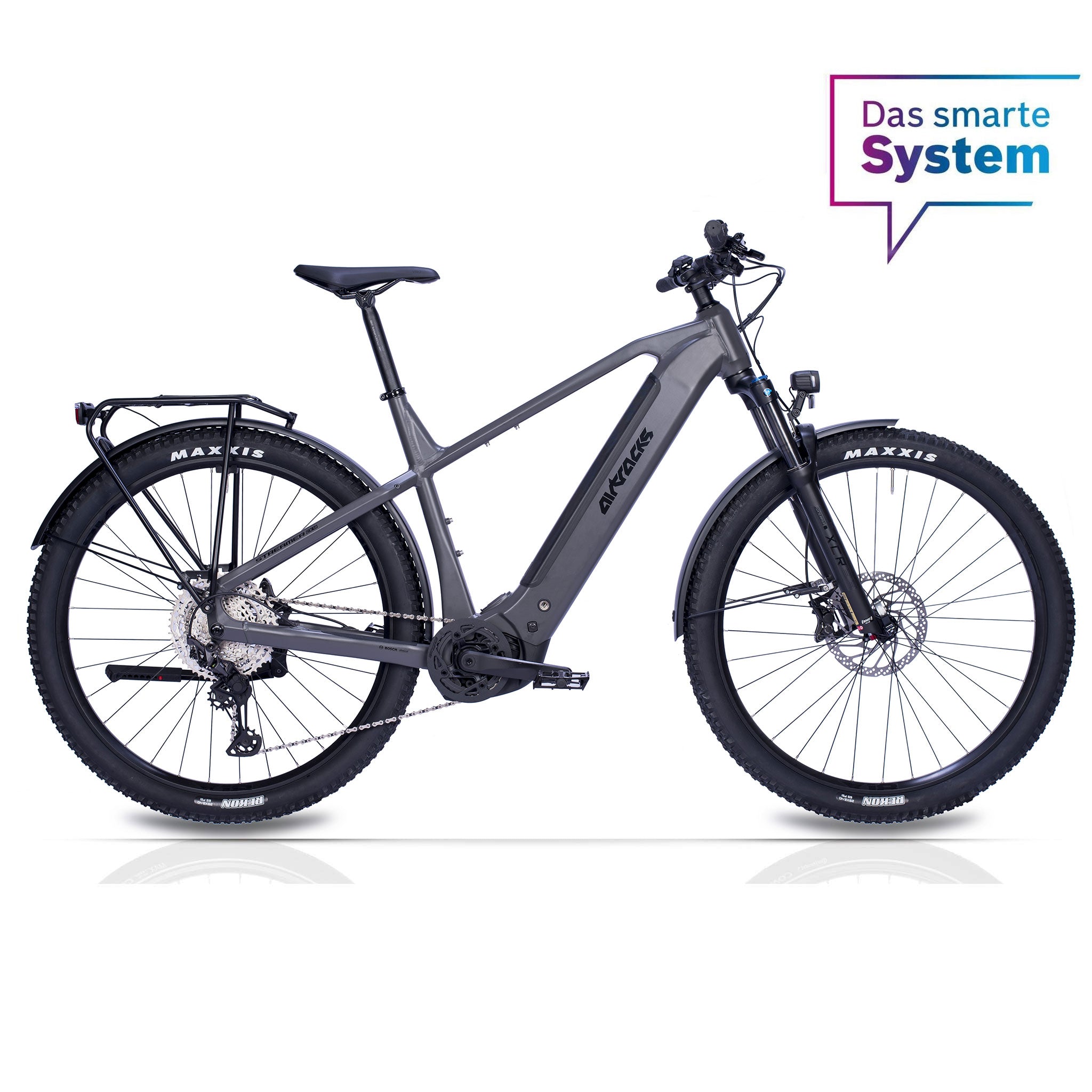 29" Herren E-SUV MTB STREAMER CX12 BOSCH PERFORMANCE LINE CX (GEN 5) Smart System POWERTUBE 800 Wh 12 x GANG SHIMANO XT RD-M8100 SGS Schwarz