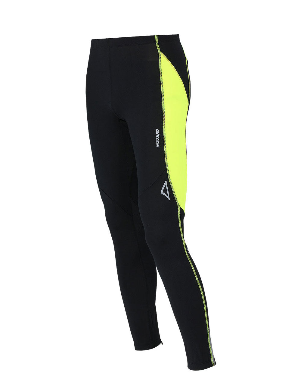 winter-laufhose-running-tight-lang-thermo-hose-lang-pro-air-herren-damen-schwarz-neon-xs-s-m-l-xl-xxl-xxxl-front