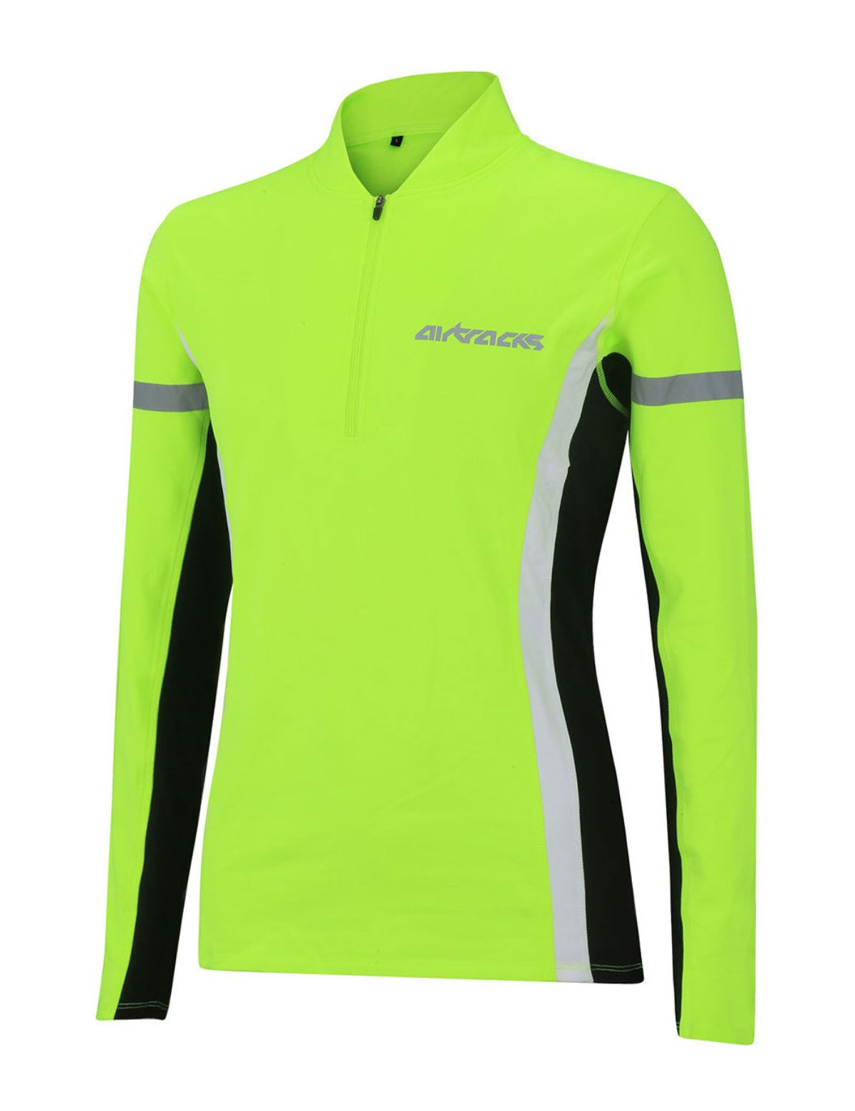 winter-thermo-laufshirt-sweatshirt-herren-damen-langarm-schwarz-neon-s-m-l-xl-xxl-xxxl-front